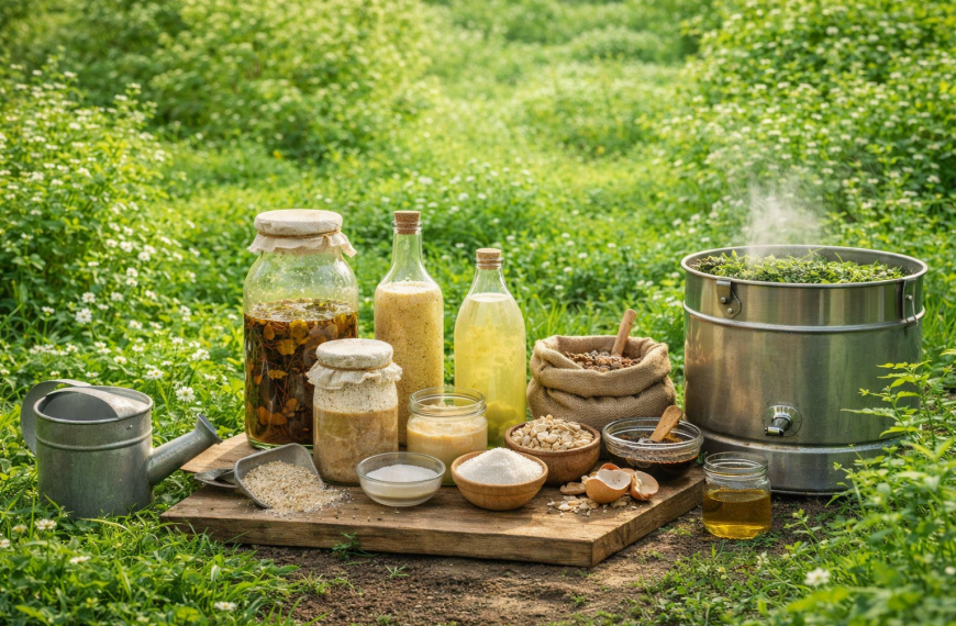 Bodenaktivatoren aus natürlichen Zutaten – Hefe, Molke, Zucker & Co